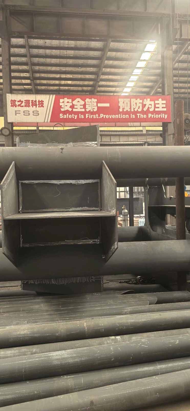 Structural steel column